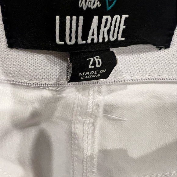 LULAROE white jeans 👖 - Picture 3 of 5